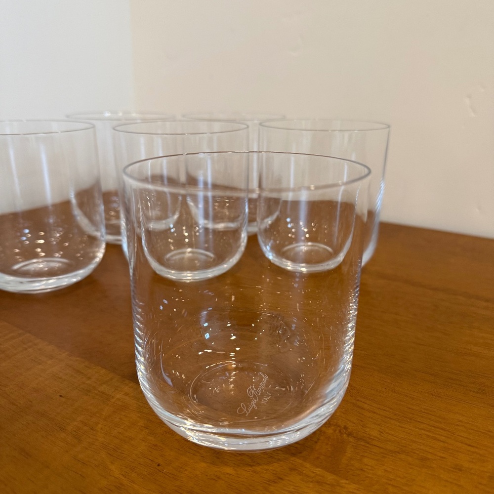 Luigi Bormioli Sublime Drinking Glasses - Set of 6 Short Glasses (14 ounces)